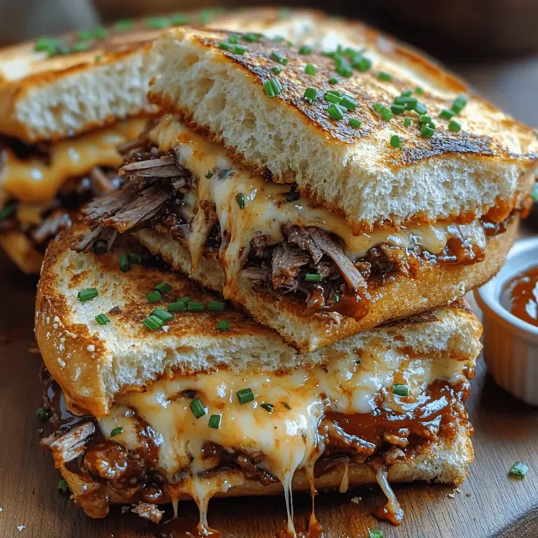 Imagine sinking your teeth into a sandwich that combines the smoky, tender goodness of brisket with the creamy richness of melted cheese, all balanced by the perfect tang of barbecue sauce. BBQ Brisket Melts are not just comfort food; they are an experience that brings together various elements of flavor and texture to create a dish that both satisfies and delights. This recipe encapsulates a modern twist on traditional barbecue, making it a popular choice for food lovers seeking something that transcends the ordinary.