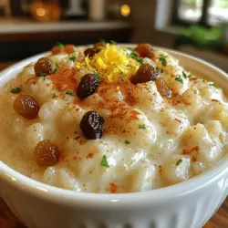 Creamy vanilla rice pudding is nothing short of a culinary hug—a dish that whispers nostalgia and warmth with every spoonful. Its comforting nature makes it a cherished dessert in many cultures, bringing back memories of family gatherings, special occasions, and cozy evenings spent at home. The creamy texture, coupled with the fragrant notes of vanilla, offers a delightful balance that can only be described as heavenly.