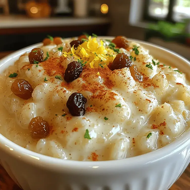 Creamy vanilla rice pudding is nothing short of a culinary hug—a dish that whispers nostalgia and warmth with every spoonful. Its comforting nature makes it a cherished dessert in many cultures, bringing back memories of family gatherings, special occasions, and cozy evenings spent at home. The creamy texture, coupled with the fragrant notes of vanilla, offers a delightful balance that can only be described as heavenly.