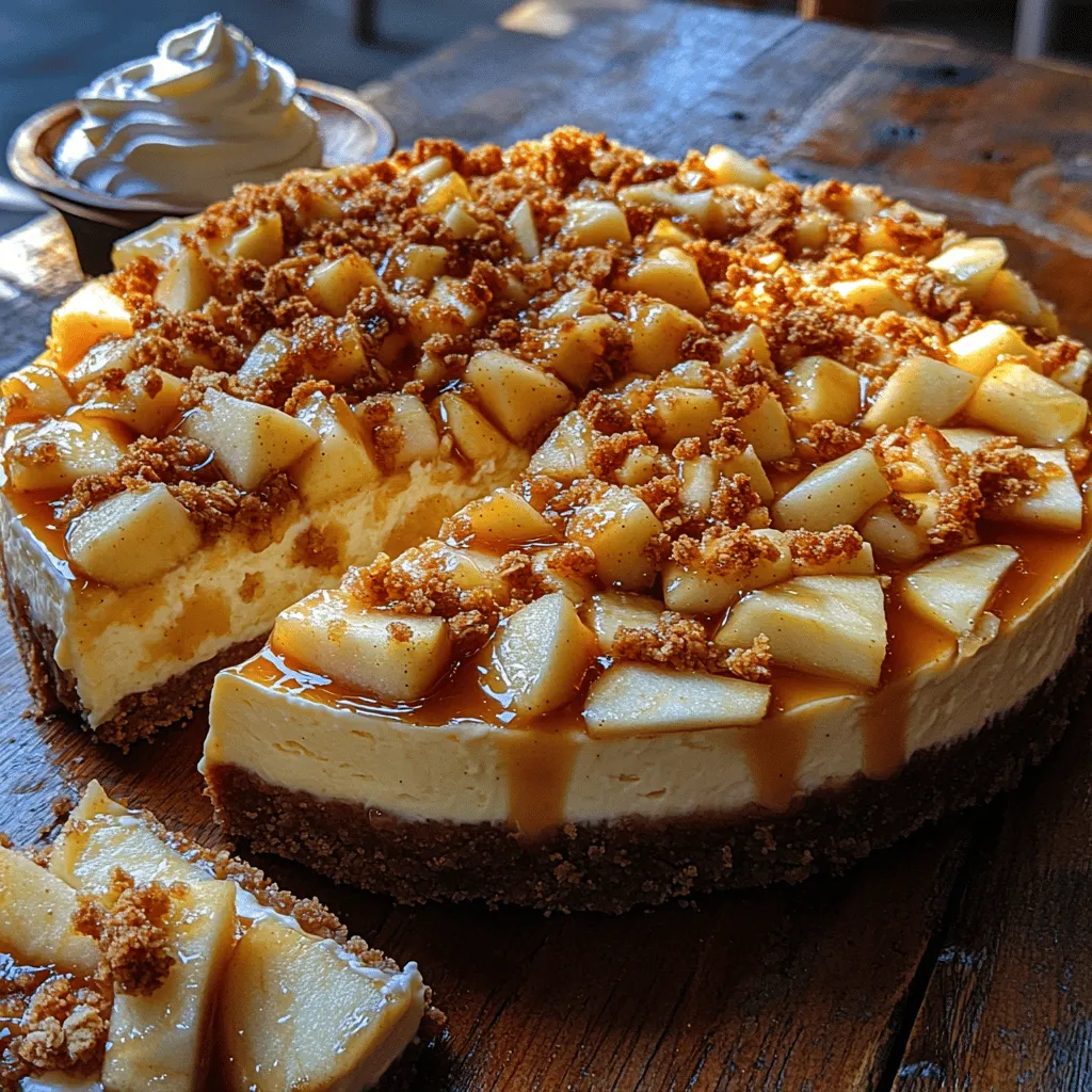 In a world where dessert enthusiasts are always on the lookout for the next delightful treat, the Heavenly Apple Crisp Cheesecake stands out as a mouthwatering fusion of two beloved classics: cheesecake and apple crisp. Imagine the creamy richness of a classic cheesecake, paired with the tartness of fresh apples, all topped with a crunchy, golden-brown crisp. This dessert not only tantalizes the taste buds but also offers a visually stunning centerpiece for any gathering or special occasion.