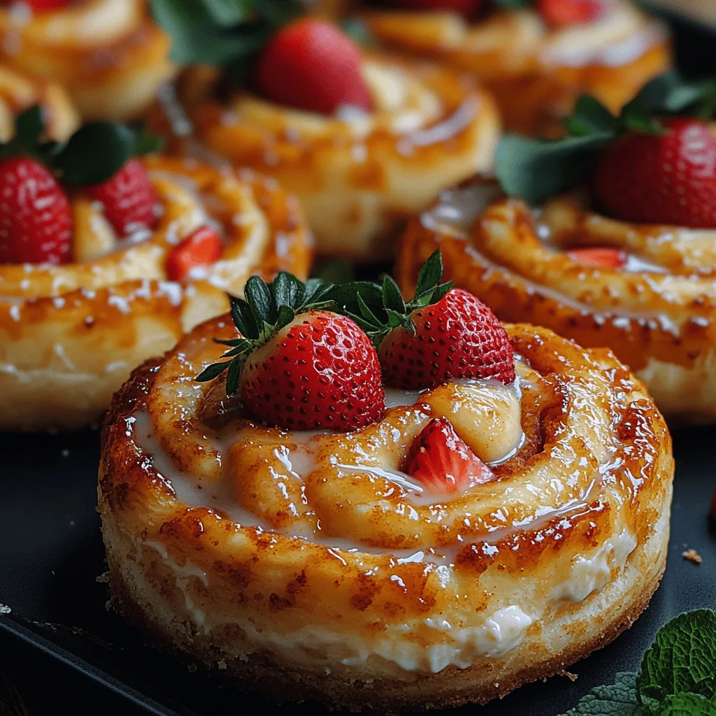 Nothing evokes a sense of warmth and nostalgia quite like the aroma of freshly baked cinnamon rolls wafting through the air. These soft, pillowy confections are a beloved staple in many households, celebrated for their versatility and comforting flavors. Cinnamon rolls can be enjoyed for breakfast, dessert, or as an indulgent treat at any time of day. But what if we took this classic treat and infused it with the delightful essence of strawberry cheesecake? Enter the Strawberry Cheesecake Cinnabon Rolls—a sumptuous fusion that combines the rich, creamy flavors of cheesecake with the sweet, fruity notes of ripe strawberries and the irresistible allure of cinnamon rolls.
