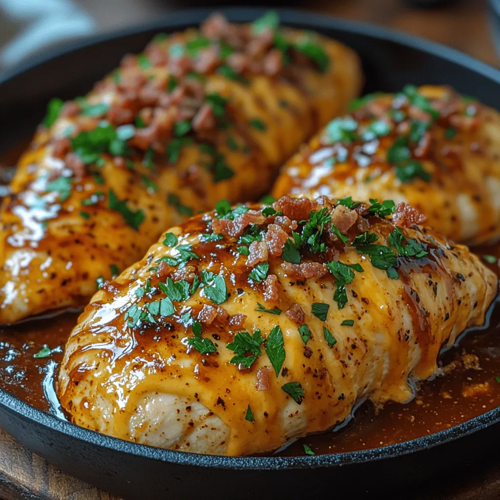 Are you ready to indulge in a dish that perfectly marries the savory flavors of BBQ sauce, crispy bacon, and melted cheddar cheese with juicy chicken? Look no further than BBQ Bacon Cheddar Chicken, a culinary masterpiece that is sure to delight your taste buds and impress your dinner guests. This recipe is not just a meal; it's an experience that transforms ordinary chicken breasts into a flavor-packed feast that can be enjoyed any night of the week.