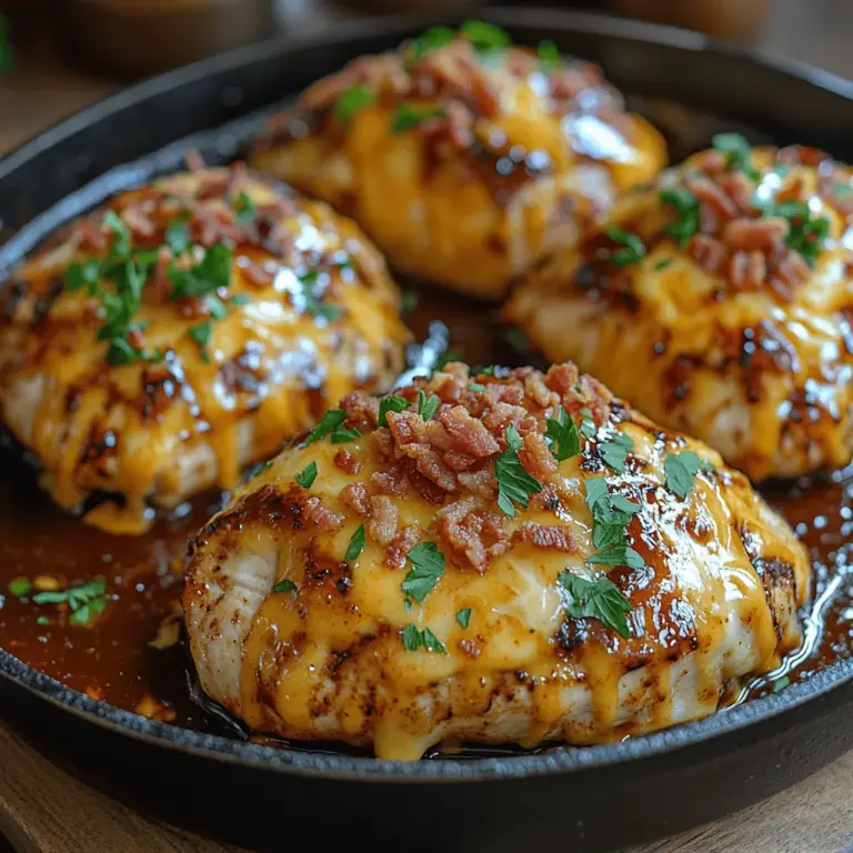 Are you ready to indulge in a dish that perfectly marries the savory flavors of BBQ sauce, crispy bacon, and melted cheddar cheese with juicy chicken? Look no further than BBQ Bacon Cheddar Chicken, a culinary masterpiece that is sure to delight your taste buds and impress your dinner guests. This recipe is not just a meal; it's an experience that transforms ordinary chicken breasts into a flavor-packed feast that can be enjoyed any night of the week.