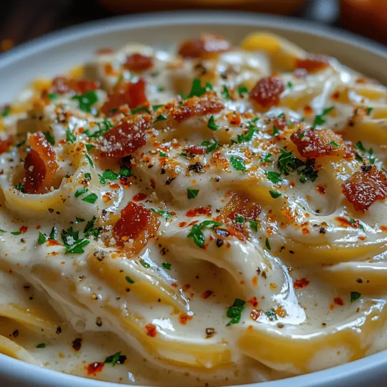 Comfort food has a special way of evoking warmth and satisfaction, and few dishes embody this sentiment as perfectly as pasta. From its humble beginnings in Italian cuisine to its widespread popularity around the globe, pasta has become a quintessential comfort food that brings people together. When you think of indulgence, images of creamy sauces mingling with perfectly cooked noodles often come to mind. Enter "Bacon Bliss Creamy Pasta" — a dish that elevates the classic creamy pasta experience by infusing it with the irresistible flavors of bacon and a rich, velvety sauce.