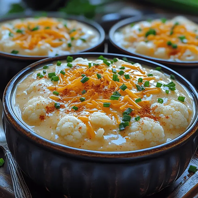 If you’re looking for a dish that combines comfort with health, look no further than Creamy Garlic Cheddar Cauliflower Bliss. This delightful recipe marries the rich, creamy textures reminiscent of your favorite comfort foods with the wholesome goodness of cauliflower. Whether you're a dedicated vegan or simply someone looking to incorporate more vegetables into your diet, this dish is sure to satisfy your cravings while providing a wealth of nutritional benefits.