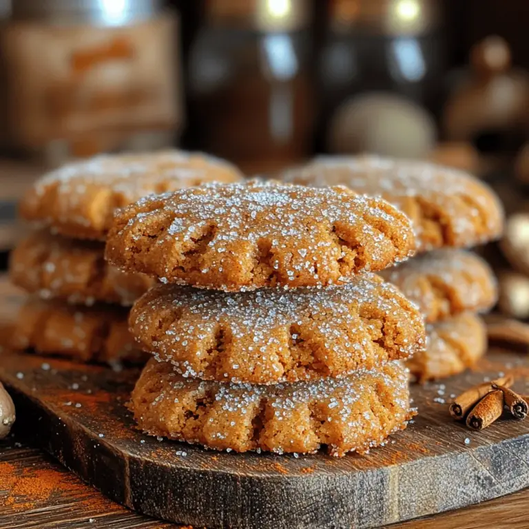 Step into the enchanting world of Sugary Sizzle Molasses Cookies, a delightful treat that beckons with the promise of warmth and comfort. These cookies, characterized by their rich, deep flavor profile, blend the sweetness of molasses with a medley of spices that create a unique sugary sizzle with every bite. While often associated with the winter holidays, these cookies transcend seasonal bounds, making them a year-round favorite for those who appreciate the perfect balance of sweet and spicy.