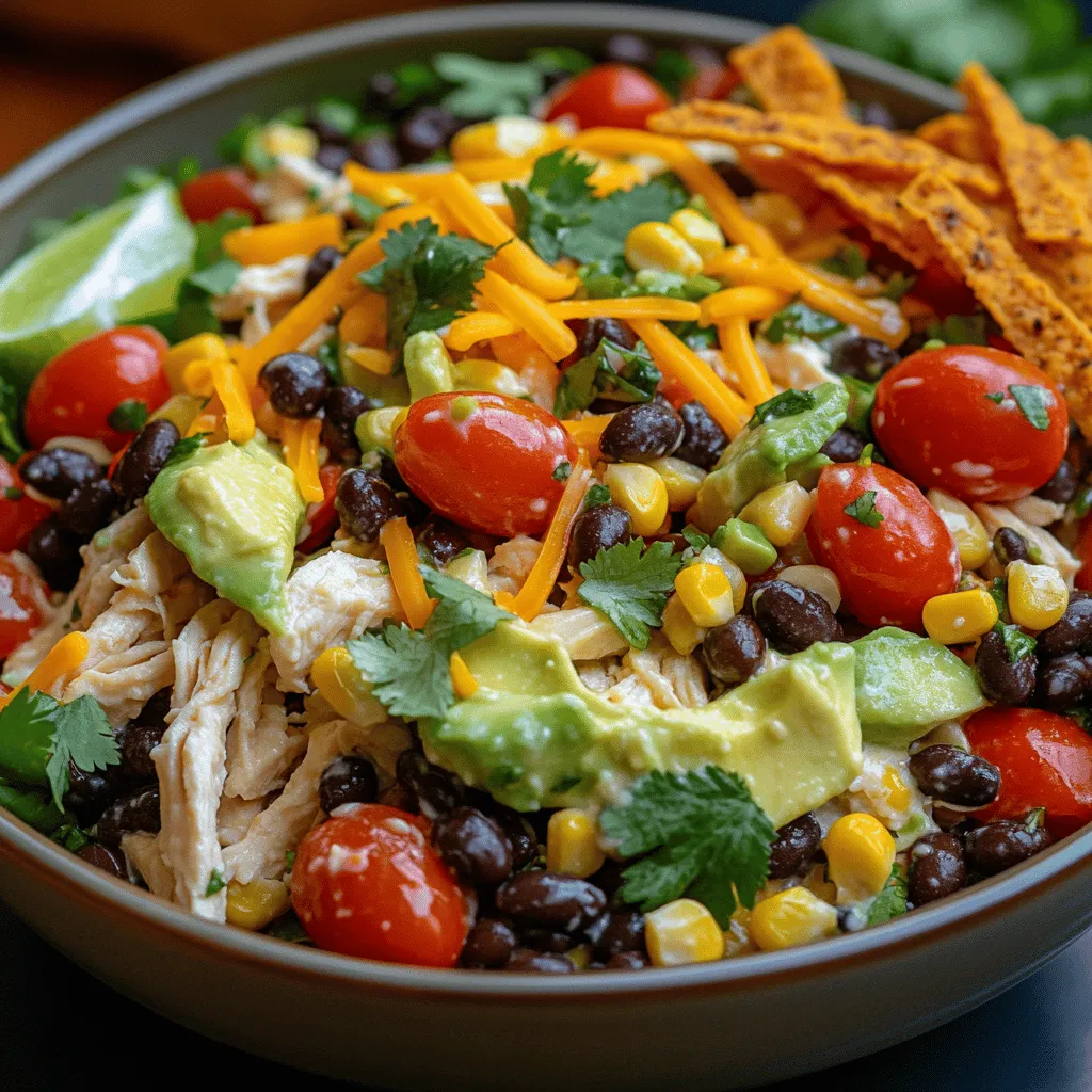 Are you on the hunt for a salad that combines vibrant flavors with a healthy twist? Look no further than the Spicy Fiesta Southwest Chicken Salad. This delightful dish is more than just a salad; it's a celebration of fresh ingredients and bold spices that transport your taste buds straight to the Southwest. Perfect for a quick lunch, a light dinner, or even a potluck gathering, this salad not only satisfies hunger but also offers a colorful display that makes every meal feel special.