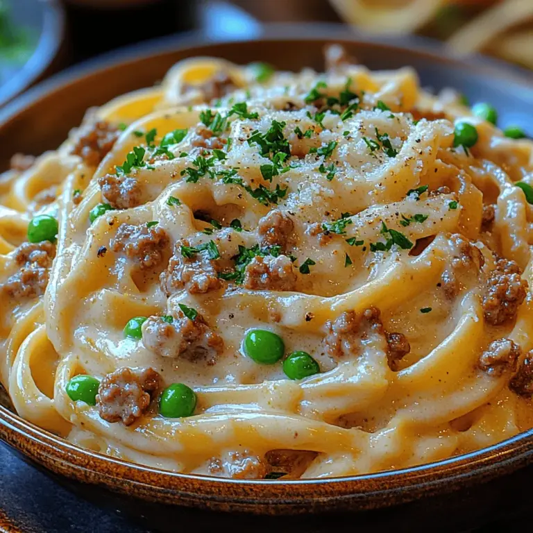 Pasta dishes have long held a cherished place in culinary traditions around the world, and for good reason. Their versatility, rich flavors, and comforting qualities make them a staple in many households. Among the myriad of pasta recipes, Creamy Ground Beef Alfredo Pasta stands out as a quintessential comfort food that brings warmth and satisfaction to the dinner table. This delightful dish combines the creamy richness of Alfredo sauce with the hearty goodness of ground beef, creating a meal that is not only delicious but also family-friendly.