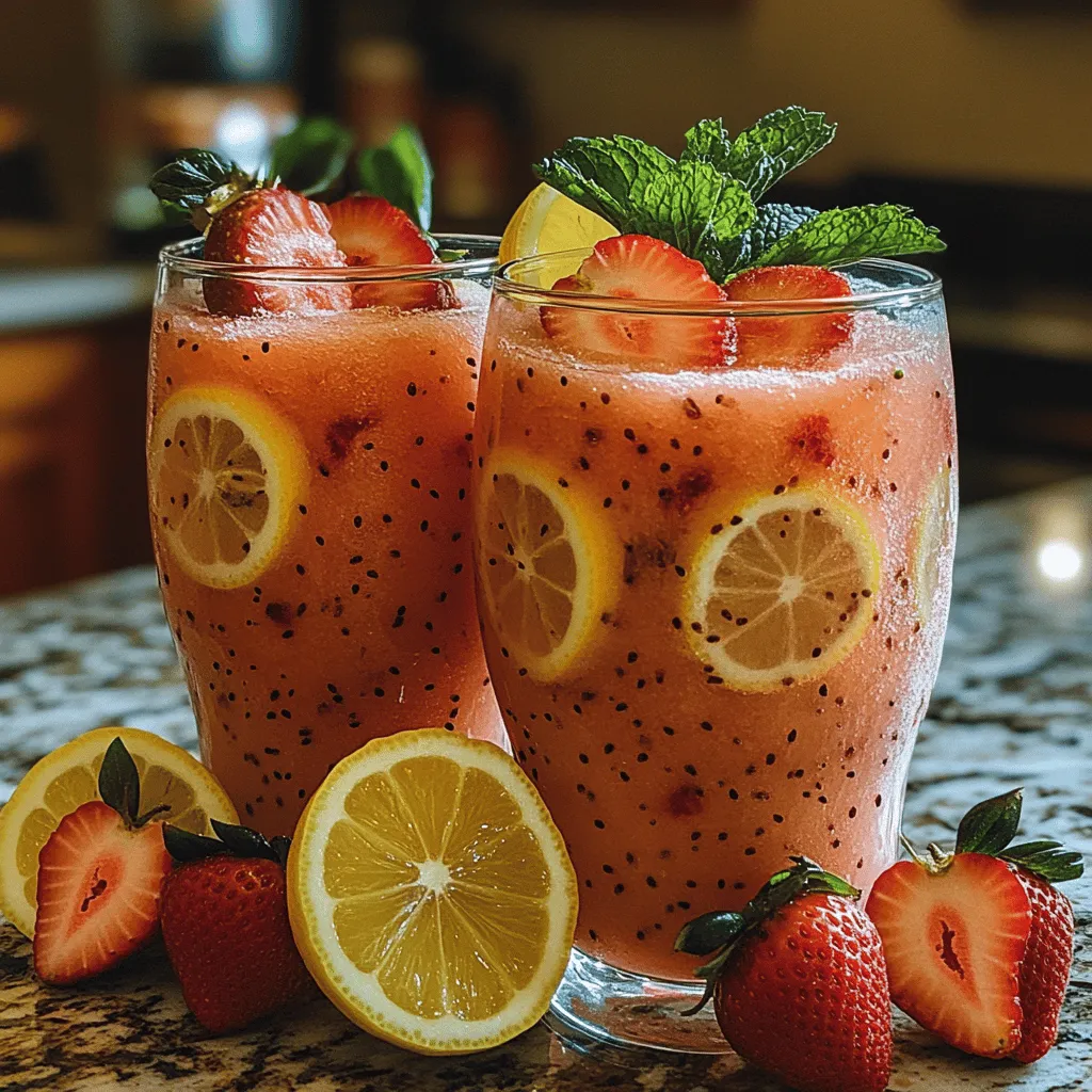 When the sun blazes and the temperatures soar, nothing beats the allure of a cold, refreshing beverage. Frozen drinks are the ultimate summertime delight, offering cool respite from the heat while tantalizing our taste buds. Among the myriad of frozen beverages, frozen strawberry lemonade stands out as a particularly enticing choice. This delightful concoction marries the natural sweetness of ripe strawberries with the zesty brightness of fresh lemons, making it a perfect treat for hot days, backyard barbecues, or simply as a refreshing afternoon pick-me-up.