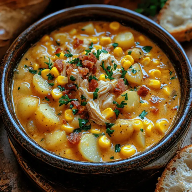 When the weather turns chilly and you find yourself craving something warm and comforting, few dishes can compare to the soul-soothing richness of chowder. Among the vast selection of chowder recipes, the Creamy Corn Delight: Crockpot Chicken Corn Chowder stands out as a beloved classic. This dish not only embodies the essence of comfort food but is also remarkably simple to prepare, making it an ideal choice for busy weeknights or leisurely weekends.