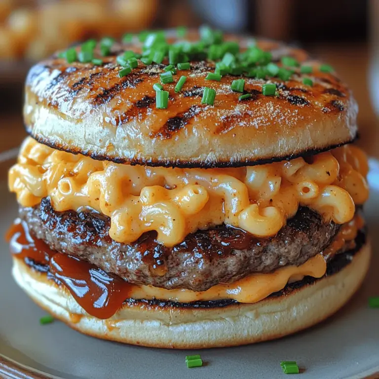 In recent years, the culinary world has witnessed a delightful trend where comfort foods are combined to create unique and indulgent dishes that tantalize the taste buds. From deep-fried mac and cheese balls to lasagna tacos, the fusion of classic favorites has taken center stage in kitchens and restaurants alike. One of the standout creations in this realm is the Ultimate BBQ Mac and Cheese Burger. This mouthwatering masterpiece marries the savory satisfaction of a juicy burger with the creamy, cheesy goodness of mac and cheese, all enhanced by the smoky sweetness of barbecue sauce.