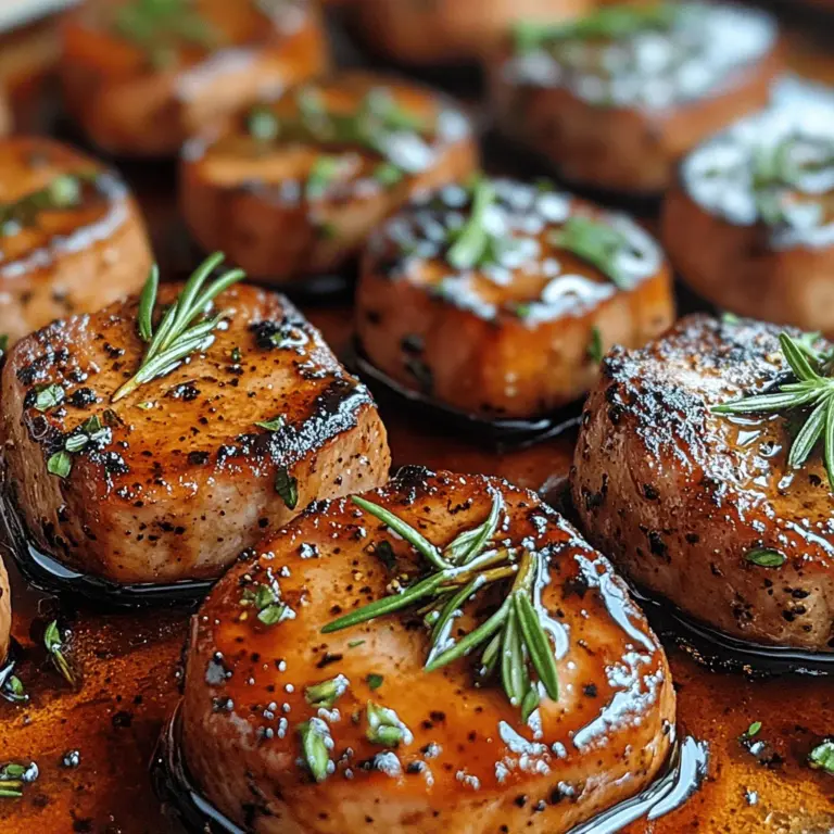 Balsamic Bliss Pork Tenderloin is a dish that encapsulates the essence of home-cooked comfort while delivering a burst of sophisticated flavors that can impress even the most discerning guests. The rich, tangy notes of balsamic vinegar combined with the natural sweetness of honey create a perfect harmony that elevates the tender pork to new heights. This recipe is not just about cooking; it’s about creating an experience that can transform an ordinary weeknight dinner into a memorable occasion or serve as a centerpiece for special celebrations.