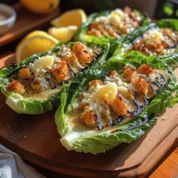 Grilled Romaine with Lemon Caesar Dressing: A Flavorful Twist on a Classic