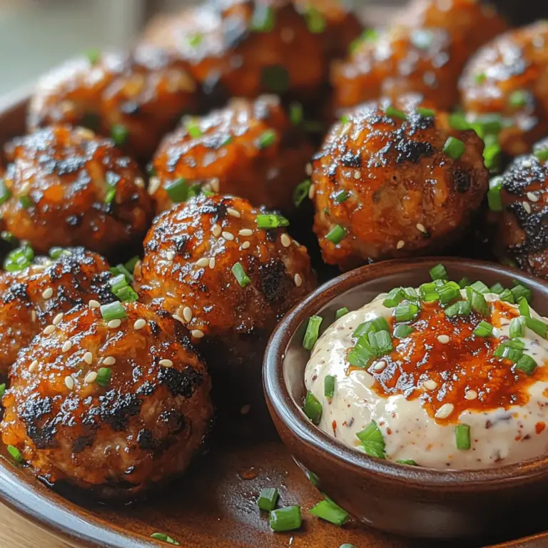 Korean cuisine has gained immense popularity worldwide, largely thanks to its bold flavors, vibrant colors, and unique cooking techniques. From the sizzling grills of Korean BBQ to the comforting bowls of kimchi stew, the culinary landscape of Korea is diverse and inviting. One dish that beautifully encapsulates the essence of Korean flavors while offering a modern twist is Korean BBQ Meatballs with Spicy Mayo Dip.