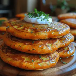 If you’re looking for a delicious and nutritious way to start your day, look no further than crunchy carrot zucchini pancakes. These pancakes are not only a delightful twist on the classic breakfast staple, but they also pack a nutritious punch, making them suitable for any meal of the day. The combination of vibrant carrots and tender zucchini creates a texture that is both satisfying and a feast for the eyes. Moreover, this recipe is a perfect way to sneak in some vegetables into your diet, whether you're a dedicated health enthusiast or just looking for a tasty meal.