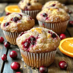 Muffins have long been a cherished baked good, gracing breakfast tables, snack time, and dessert platters with their delightful versatility. Whether enjoyed plain or packed with flavors, muffins are a staple in many households, offering a warm, comforting treat that can be customized to suit a variety of tastes. Among the myriad of muffin flavors, the combination of cranberries and oranges stands out as a seasonal favorite, capturing the essence of the festive months with its vibrant hues and refreshing taste.