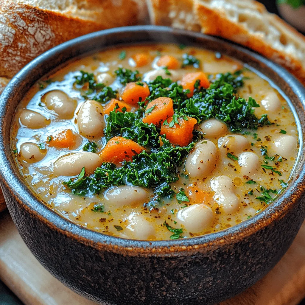 As the temperatures drop and the days grow shorter, there’s nothing quite like a warm bowl of soup to provide comfort and nourishment. Soup has an undeniable charm; it wraps you in warmth and fills your home with enticing aromas that awaken the senses. Among the myriad of soup varieties, Hearty Creamy White Bean and Kale Soup stands out as a quintessential choice, particularly during the colder months. This dish not only satisfies your hunger but also offers a delightful blend of flavors and textures that make it a favorite for both casual weeknight dinners and festive gatherings.