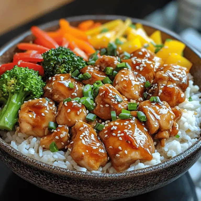 If you're looking for a dish that perfectly balances flavor, nutrition, and convenience, look no further than Teriyaki Chicken Paradise Bowls. This vibrant and colorful meal is not only a feast for the eyes but also a delight for the palate. Combining succulent chicken thighs with a homemade teriyaki sauce, fresh vegetables, and fluffy jasmine rice, these bowls offer a satisfying and wholesome dining experience that the whole family will love.