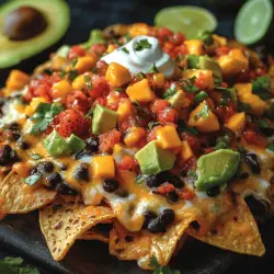 If you're searching for a vibrant twist on a classic dish, look no further than Mango Strawberry Salsa Nachos. This delectable appetizer combines the savory crunch of tortilla chips with a refreshing and fruity salsa that tantalizes the taste buds. Picture this: crispy tortilla chips piled high with a colorful blend of ripe mangoes, juicy strawberries, zesty jalapeños, and a sprinkle of cilantro. This unique combination of flavors creates a delightful contrast that is sure to impress your family and friends.