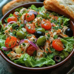 Italian Grinder Chicken Salad Recipe