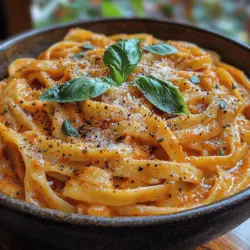 Creamy Roasted Red Pepper Pasta Recipe