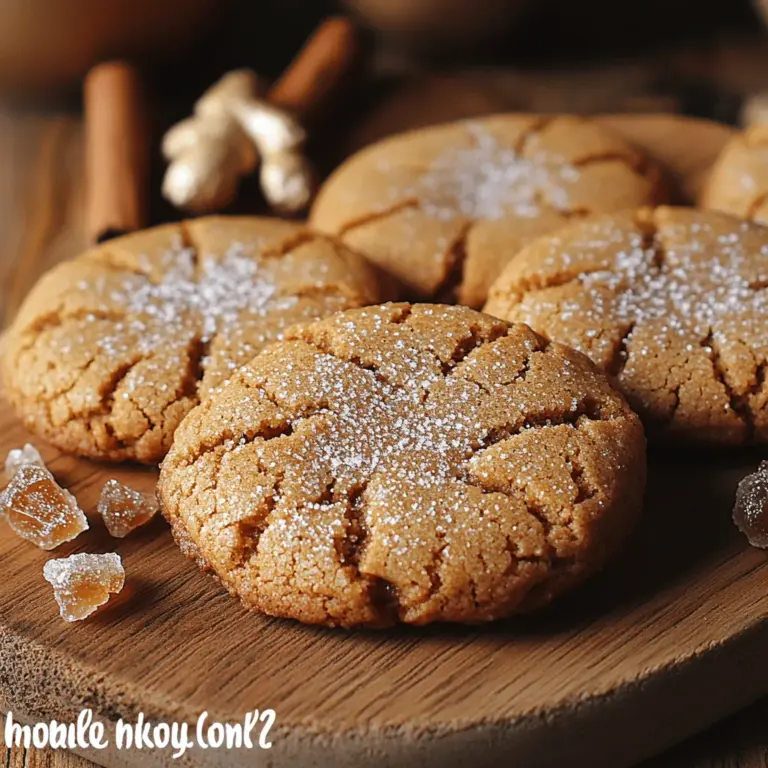 There’s a unique charm that envelops a kitchen filled with the aroma of freshly baked cookies. The allure of homemade cookies is timeless, evoking memories of family gatherings, festive celebrations, and chilly afternoons spent cozying up with a warm treat. Among the myriad of cookie recipes out there, Spicy Sweet Molasses Ginger Cookies stand out for their delightful combination of warmth and comfort. With each bite, you’ll experience a perfect balance of spiciness from ginger and sweetness from molasses, leaving your taste buds dancing with joy.