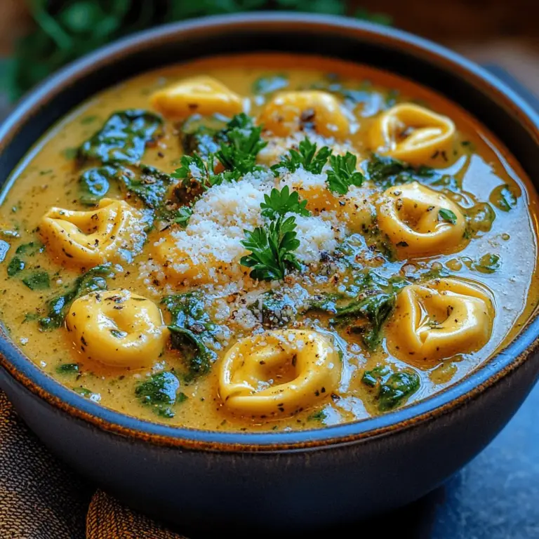 As the leaves turn golden and the air becomes crisp, there's an undeniable call for comfort food. One dish that embodies warmth and satisfaction in every spoonful is Luscious Creamy Spinach Tortellini Soup. This delightful soup blends the rich flavors of creamy broth with tender tortellini and vibrant spinach, creating a nourishing meal that's perfect for chilly evenings or any time you crave a hearty dish.