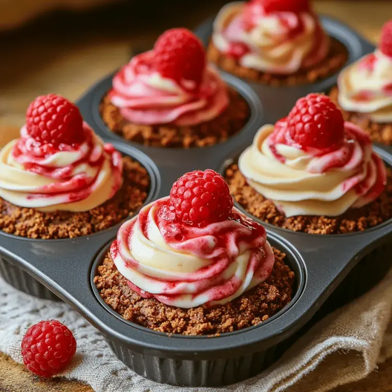 Raspberry Swirl Mousse Bites are a harmonious blend of textures and flavors, making them a unique addition to your dessert repertoire. The recipe comprises two main components: the raspberry mousse and the graham cracker crust. Each component plays a critical role in the overall experience of the dessert.