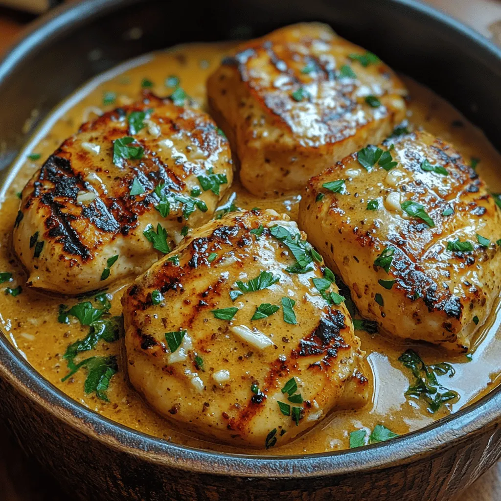Welcome to the world of comforting home cooking with our Creamy Garlic Parmesan Chicken Delight! This dish combines tender chicken breasts, rich garlic, and savory parmesan cheese, all enveloped in a creamy sauce that brings warmth and satisfaction to your dining table. Whether you’re cooking for a family meal or a cozy dinner for two, this recipe is sure to become a favorite in your household.