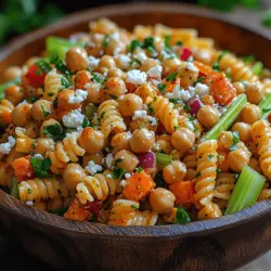 Buffalo Chickpea Pasta Salad: A Flavorful and Nutritious Dish