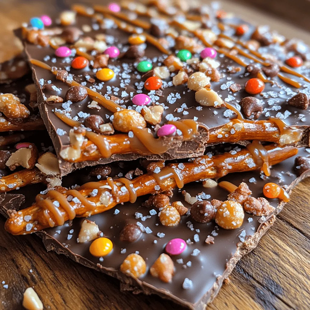 If you're a fan of the irresistible combination of sweet and salty flavors, then you're in for a treat with this Salted Caramel Pretzel Bark recipe. This delightful confectionery has taken the dessert world by storm, captivating taste buds with its unique blend of crunchy pretzels, rich chocolate, and velvety caramel. The beauty of this recipe lies in its simplicity and versatility, making it the perfect indulgence for a wide array of occasions, from festive gatherings and holiday celebrations to casual snacks at home.