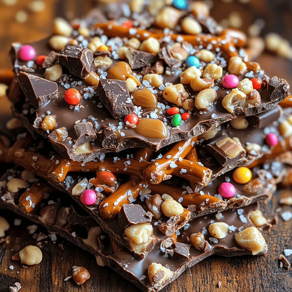If you're a fan of the irresistible combination of sweet and salty flavors, then you're in for a treat with this Salted Caramel Pretzel Bark recipe. This delightful confectionery has taken the dessert world by storm, captivating taste buds with its unique blend of crunchy pretzels, rich chocolate, and velvety caramel. The beauty of this recipe lies in its simplicity and versatility, making it the perfect indulgence for a wide array of occasions, from festive gatherings and holiday celebrations to casual snacks at home.