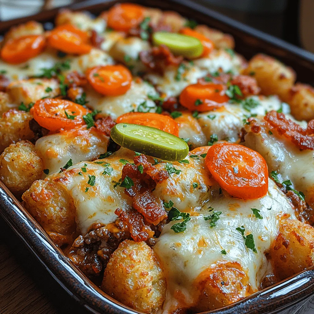 Casseroles have long been a staple in many households, and for good reason. They offer a convenient way to prepare a complete meal in one dish, saving time on both cooking and cleanup. The Bacon Cheeseburger Tater Tot Casserole stands out in this category for several reasons: