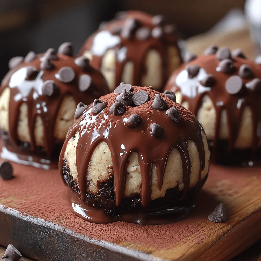 In recent years, dessert mash-ups have taken the culinary world by storm. Chefs and home bakers alike have been experimenting with combining two or more popular desserts into one decadent creation. This trend is not just about innovation; it’s about giving dessert lovers the best of both worlds. Chocolate Chip Cookie Dough Brownie Bombs exemplify this trend perfectly, merging the rich, fudgy texture of brownies with the sweet, nostalgic taste of cookie dough.