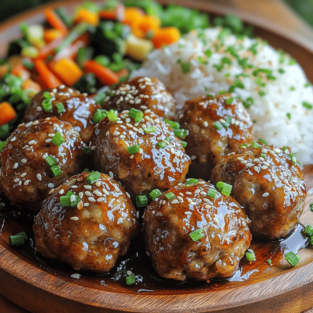 Delve into the world of flavors with our Zesty Ginger Soy Glazed Meatballs, an irresistible dish that brings together the perfect balance of zest and sweetness. This recipe is an adventure for your taste buds, featuring the lively zing of fresh ginger, the rich umami of soy sauce, and a hint of sweetness from honey. Each bite of these meatballs promises to deliver a delightful flavor explosion that will leave you craving more.