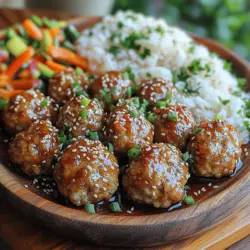 Delve into the world of flavors with our Zesty Ginger Soy Glazed Meatballs, an irresistible dish that brings together the perfect balance of zest and sweetness. This recipe is an adventure for your taste buds, featuring the lively zing of fresh ginger, the rich umami of soy sauce, and a hint of sweetness from honey. Each bite of these meatballs promises to deliver a delightful flavor explosion that will leave you craving more.