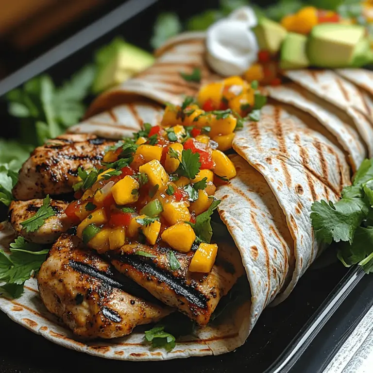 As the sun shines brighter and the days get longer, there’s an undeniable urge to embrace the vibrant flavors of summer. Enter the Tropical Grilled Chicken Mango Salsa Wrap—a culinary delight that brings together the juicy goodness of grilled chicken and the refreshing sweetness of mango salsa. This wrap is not only visually appealing but also a perfect dish for summer gatherings, picnics, or a quick yet nutritious weeknight dinner.
