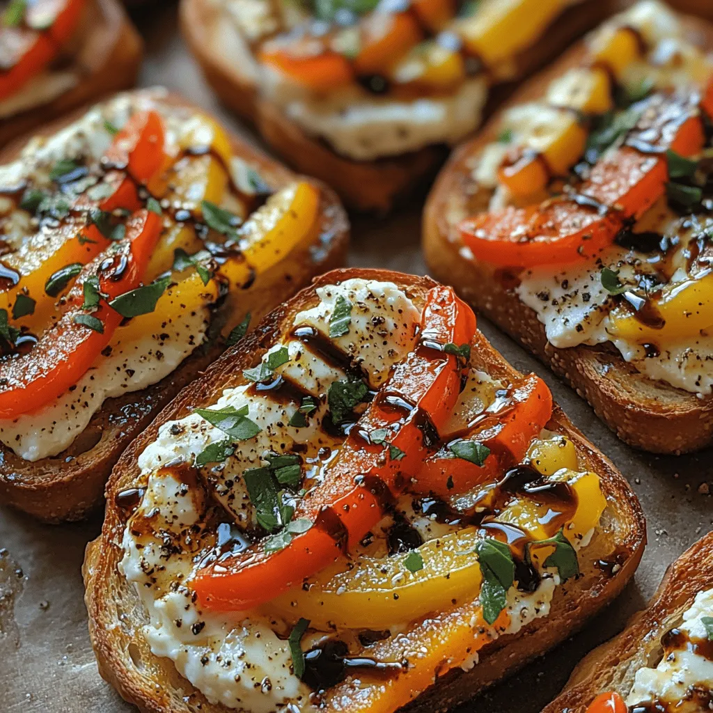 Sunkissed Roasted Pepper Feta Toast is a vibrant and healthy dish that captures the essence of Mediterranean cuisine. This delightful recipe combines the natural sweetness of roasted bell peppers with the creamy, tangy notes of feta cheese, all atop a crisp slice of bread. Not only is this dish visually appealing with its bright colors, but it also provides a plethora of flavors that can elevate any meal, whether served as an appetizer, a quick snack, or a light lunch.