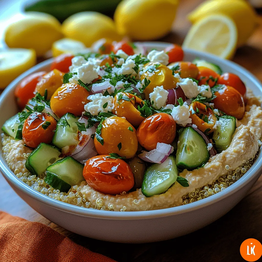 Hummus has emerged as a beloved staple in various cuisines worldwide, transcending its Middle Eastern origins to become a versatile and universally adored dip. Its creamy texture and rich flavor profile make it an appealing choice for health-conscious eaters and culinary enthusiasts alike. Traditionally made from chickpeas, tahini, lemon juice, and a blend of spices, hummus serves as an excellent companion to an array of dishes, from pita bread to fresh vegetables, and even as a spread on sandwiches. Today, we’re diving into a delightful twist on the classic hummus: Roasted Garlic Hummus Bowls.