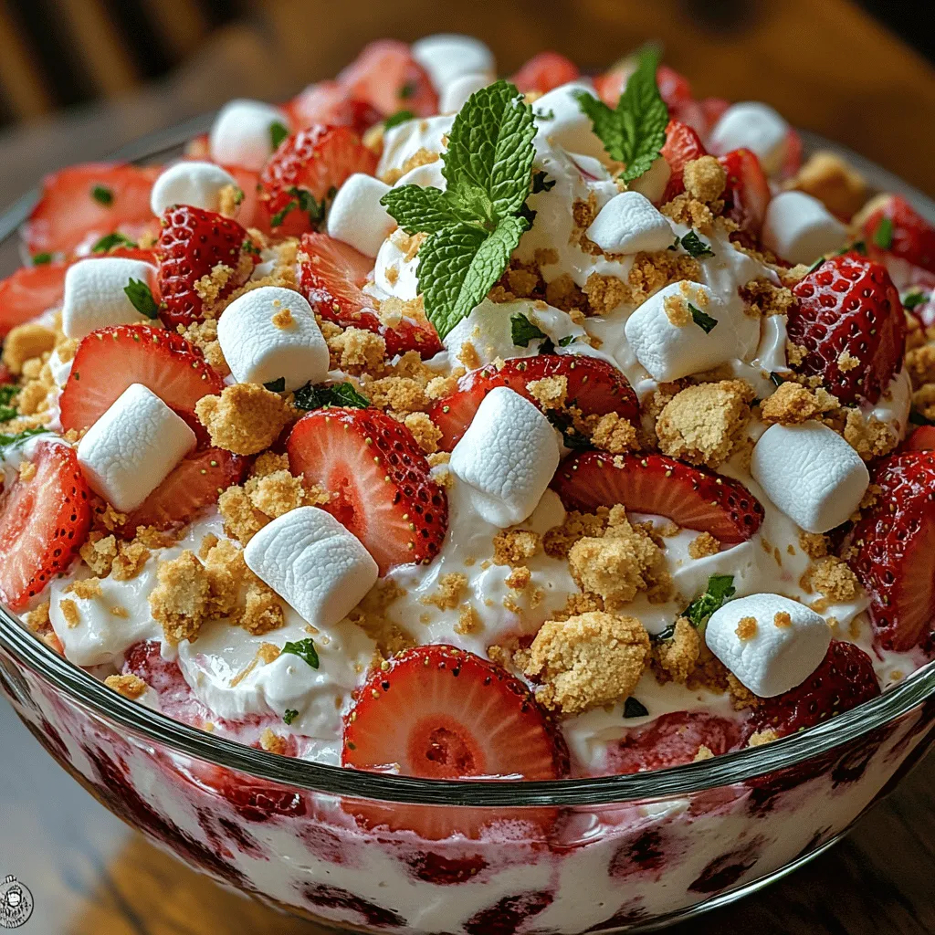 As summer approaches and the days grow longer, there's an undeniable craving for light, refreshing desserts that can brighten any occasion. Enter the Berry Bliss Strawberry Shortcake Fluff Salad — a delightful twist on the beloved strawberry shortcake. This recipe encapsulates the essence of summer with its vibrant colors and sweet flavors, making it the perfect addition to picnics, barbecues, or even casual family dinners. What sets this fluffy salad apart is its ability to marry the classic elements of strawberry shortcake into a creamy, fluffy salad that is both satisfying and light on the palate.