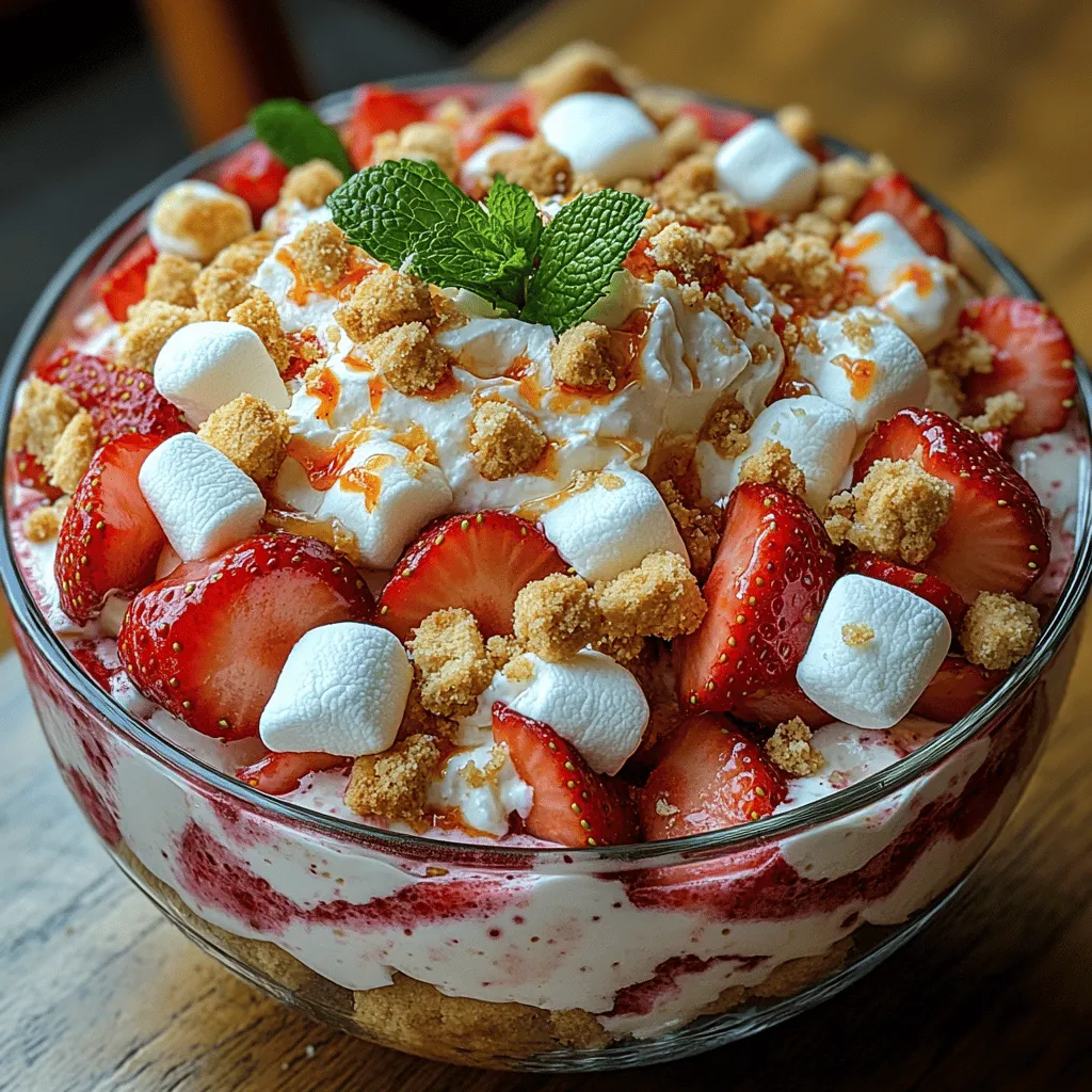 As summer approaches and the days grow longer, there's an undeniable craving for light, refreshing desserts that can brighten any occasion. Enter the Berry Bliss Strawberry Shortcake Fluff Salad — a delightful twist on the beloved strawberry shortcake. This recipe encapsulates the essence of summer with its vibrant colors and sweet flavors, making it the perfect addition to picnics, barbecues, or even casual family dinners. What sets this fluffy salad apart is its ability to marry the classic elements of strawberry shortcake into a creamy, fluffy salad that is both satisfying and light on the palate.