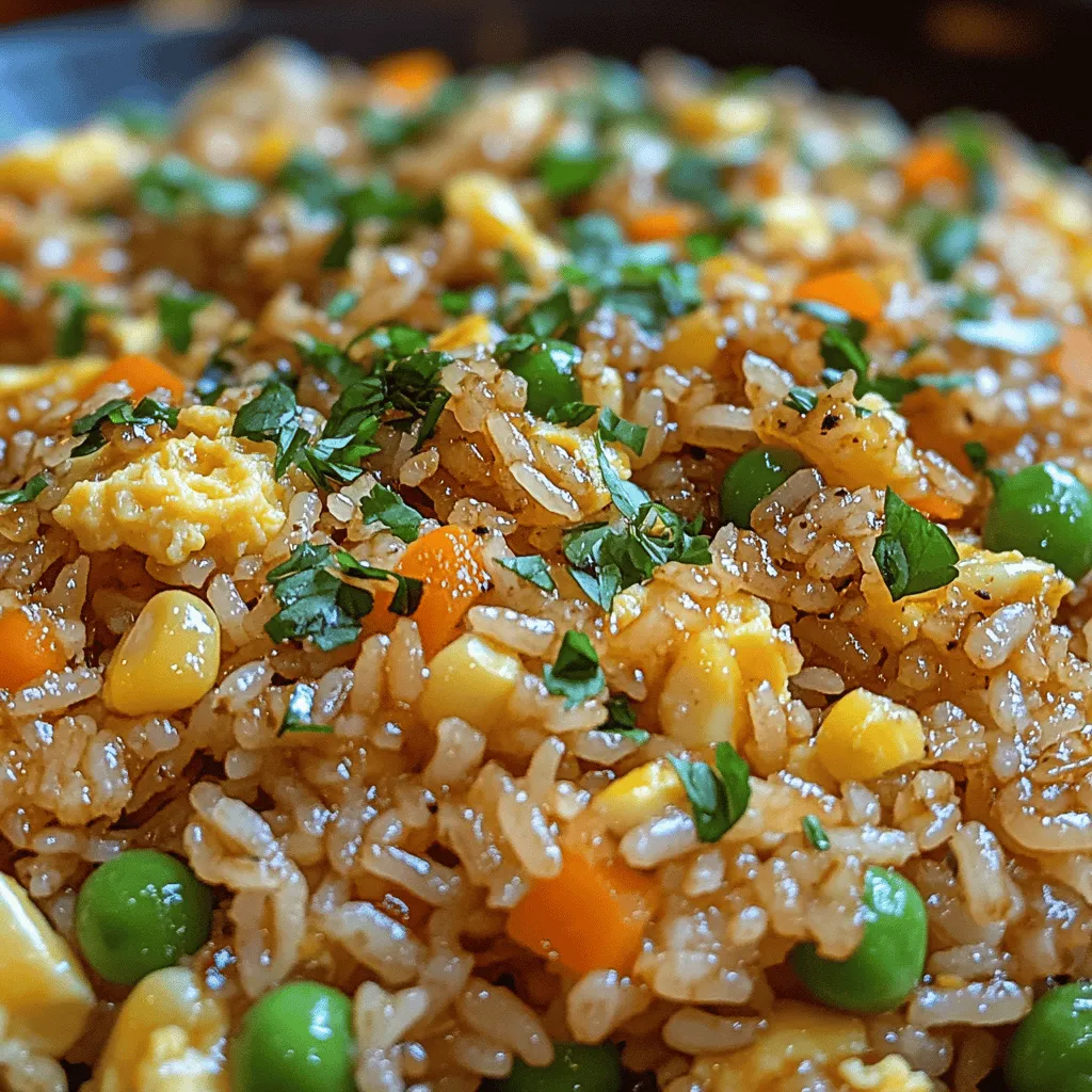 To appreciate the beauty of quick fried rice, it's essential to understand its origins and significance across various cultures. Fried rice has a rich history that can be traced back to ancient China, where it is believed to have originated as a way to use leftover rice. Over time, this humble dish evolved into a culinary staple in many Asian cuisines, each region adding its unique twist. From Chinese Yangzhou fried rice to Indonesian Nasi Goreng, the possibilities are endless, showcasing the adaptability of this beloved dish.
