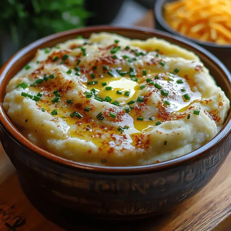 When it comes to comfort food, few dishes can rival the classic appeal of mashed potatoes. Their creamy texture and rich flavor make them a staple side dish in households around the world. Whether served alongside a juicy roast, grilled chicken, or a hearty vegetarian dish, mashed potatoes have the unique ability to complement any meal effortlessly. However, while traditional mashed potatoes are undeniably delicious, there’s always room for a delightful twist that elevates this beloved dish. Enter Creamy Chive Delight Mashed Potatoes—a variation that introduces fresh chives and a rich blend of creamy ingredients for a flavor explosion that will leave your taste buds begging for more.