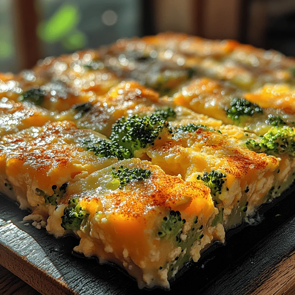 Are you looking for a delicious and nutritious dish that can feed the whole family and leave everyone satisfied? The Cheesy Broccoli Egg Bake is a perfect solution! This delightful casserole combines the wholesome goodness of fresh broccoli with the rich flavors of eggs and cheese, making it a versatile dish suitable for breakfast, brunch, or even dinner. With its fluffy texture and cheesy topping, this egg bake is not only appealing to the taste buds but also a great way to sneak in those essential vegetables into your meals.