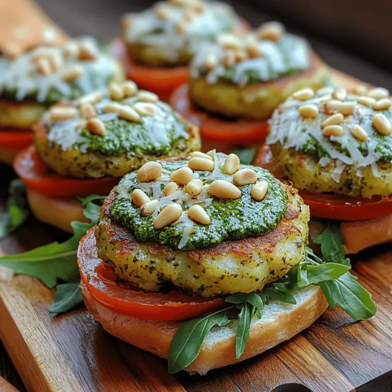What makes Basil Pesto Potato Sliders so special? For starters, they offer a unique twist on traditional sliders that typically feature beef or chicken. Instead, these sliders showcase the humble potato, turning it into a delicious, hearty base that is both filling and satisfying. The addition of homemade basil pesto elevates the dish, bringing in a fresh, aromatic quality that is hard to resist.