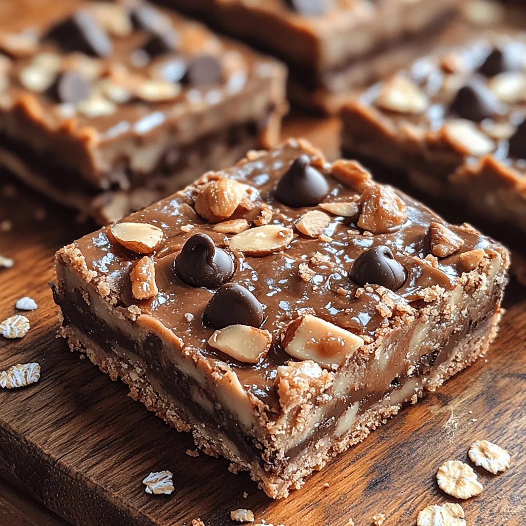 In today's health-conscious world, the demand for snacks that are both indulgent and nutritious has surged. The Almond Butter Chocolate Chip Bliss Bars perfectly embody this balance, merging wholesome ingredients with rich flavors that satisfy our cravings without the guilt. These bars are not just a simple treat; they serve as a convenient source of nutrition, making them ideal for on-the-go snacking, meal prep, or even a post-workout boost. They cater to the growing trend of healthy eating while allowing you to indulge your sweet tooth.