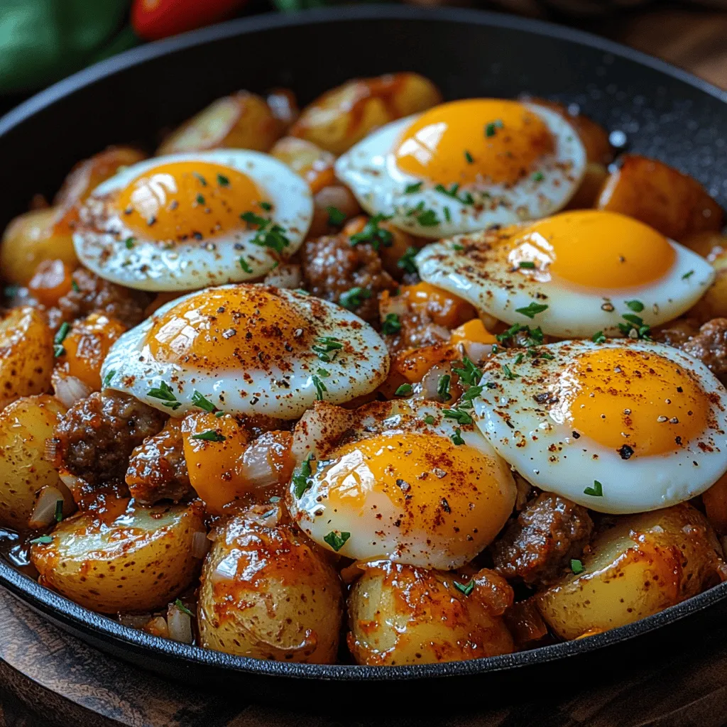 To create a mouthwatering Sizzling Sausage & Potato Breakfast Skillet, it’s essential to understand the roles and benefits of each ingredient. Each component contributes not only to the flavor profile of the dish but also to its nutritional value. Let’s break down the key ingredients: