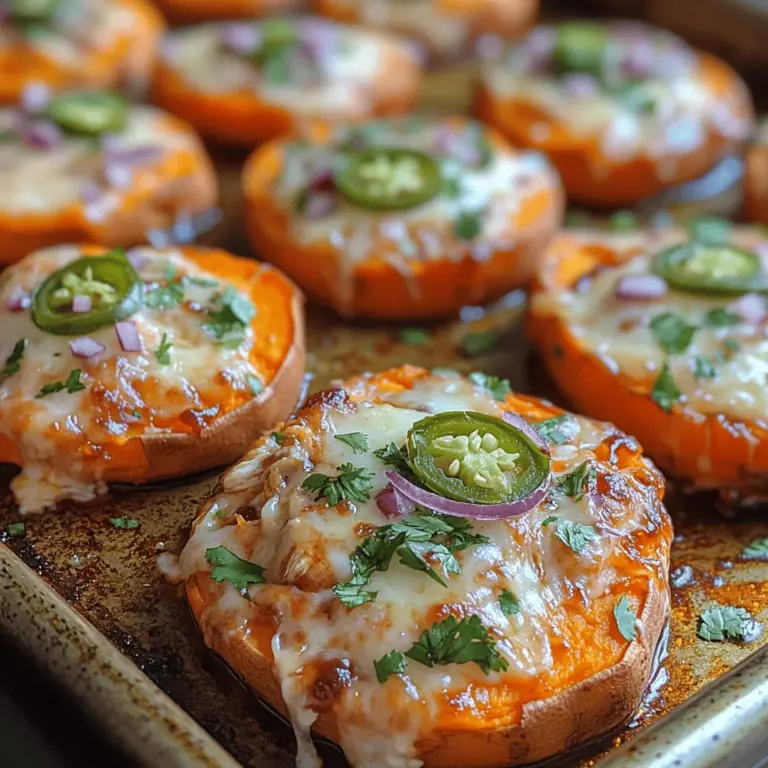 When it comes to comfort food, few dishes can match the satisfaction of a well-prepared meal that combines rich flavors and wholesome ingredients. Smoky BBQ Chicken Sweet Potato Bites offer a delightful fusion of flavors that elevate traditional comfort food into an exciting culinary experience. Imagine tender, shredded chicken coated in a smoky barbecue sauce, paired with the natural sweetness of roasted sweet potatoes. This dish not only delivers a burst of flavors but also presents an appealing twist that makes it versatile enough for any occasion.