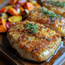 When it comes to comfort food that brings both flavor and satisfaction, Parmesan Crusted Pork Chops stand out as a stellar choice. This dish combines the rich, nutty flavor of freshly grated Parmesan cheese with the satisfying crunch of panko breadcrumbs, creating a delightful textural contrast that elevates the humble pork chop to new heights. Whether you’re preparing a cozy weeknight dinner or hosting a special gathering, this recipe is versatile enough to impress any crowd.