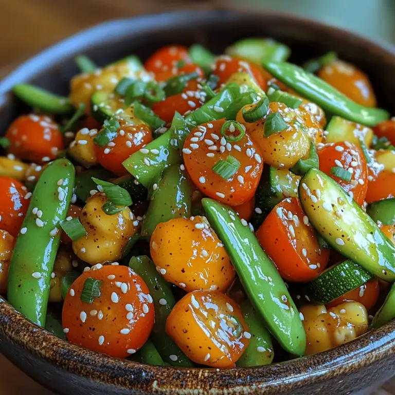 As the warm sun graces the summer months, there’s nothing quite like the vibrant and fresh flavors of a garden vegetable stir-fry. This dish not only captures the essence of summer but also serves as a celebration of the season's bountiful harvest. Crisp & Colorful Summer Garden Vegetable Stir-Fry is a fantastic way to showcase a medley of seasonal vegetables, bringing together their natural colors and flavors in a quick and delightful meal.